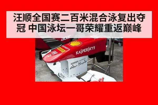 汪顺全国赛二百米混合泳复出夺冠 中国泳坛一哥荣耀重返巅峰